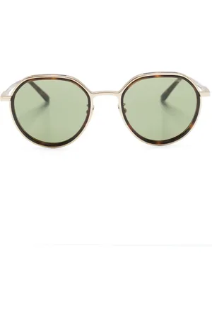 Giorgio Armani Runde Sonnenbrille im Panto-Design