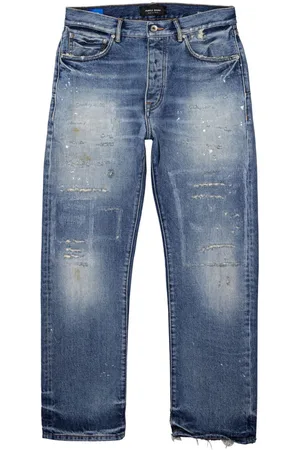 Purple Brand Gerade Jeans im Distressed-Look