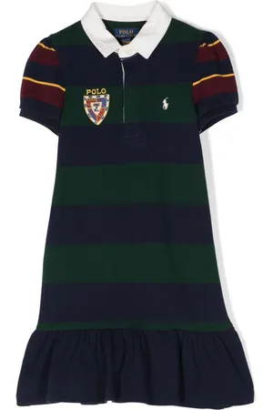 Ralph Lauren Gestreiftes Poloshirtkleid