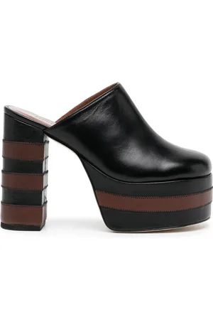 REJINA PYO Mules mit Plateausohle