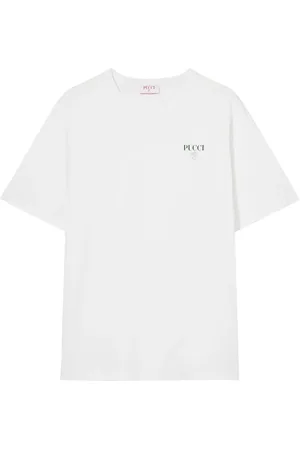 Puccini T-Shirt mit Logo-Print