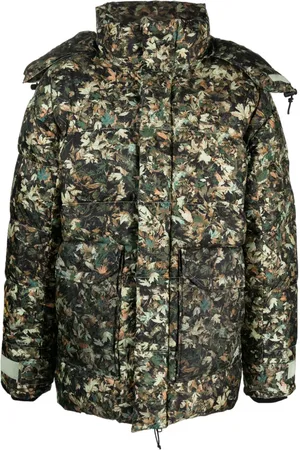 The North Face Gefütterte 73 Jacke mit Blatt-Print