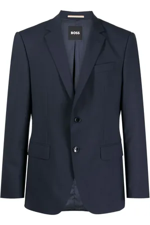 HUGO BOSS Sakko mit fallendem Revers