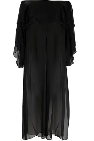 GEMY MAALOUF Transparentes Oberteil