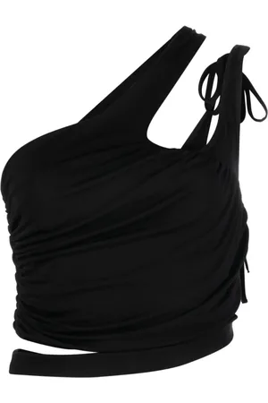 ANDREADAMO Drapiertes Cropped-Top