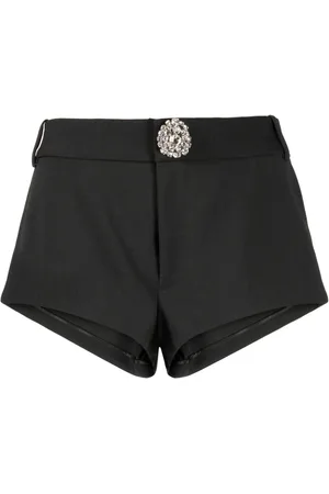 AREA Shorts mit Kristallen