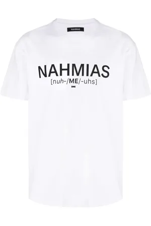 Nahmias T-Shirt mit Logo-Print