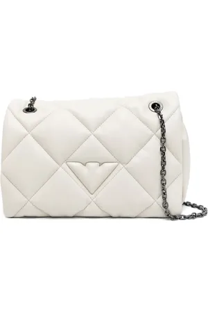 Emporio Armani Gesteppte Schultertasche mit Logo