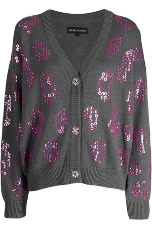 Izaak Azanei Cardigan mit Pailletten