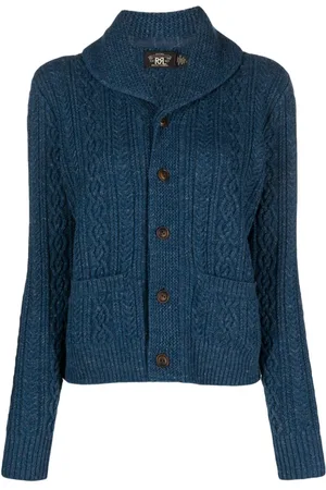 Ralph Lauren Cardigan mit Zopfmuster