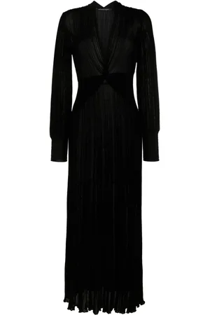 ANTONINO VALENTI Plissiertes Wickelkleid