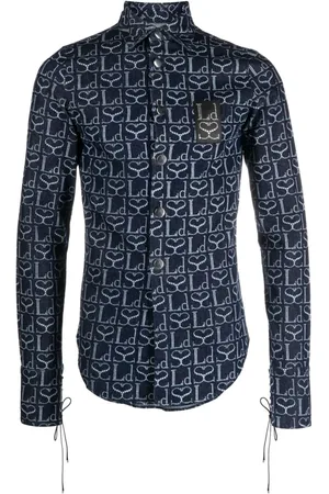 Ludovic De Saint Sernin Hemd mit Monogramm-Print