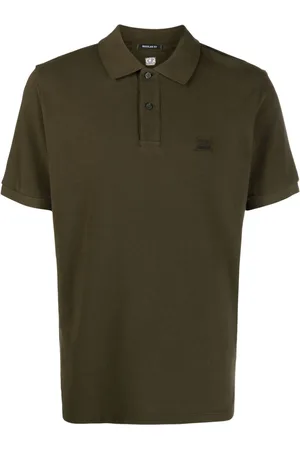 C.P. Company Poloshirt mit Logo-Stickerei