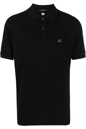 C.P. Company Poloshirt mit Logo-Stickerei