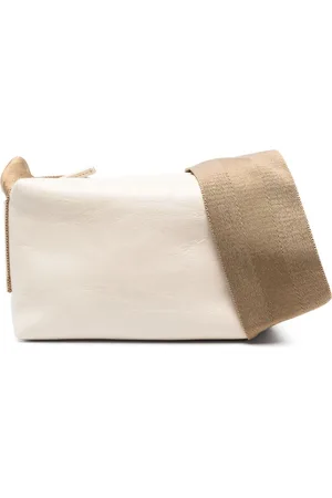 UMA WANG Schultertasche mit Logo-Prägung