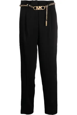 Michael Kors Tapered-Hose mit Logo-Schild