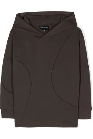 Emporio Armani Hoodie mit Logo-Prägung