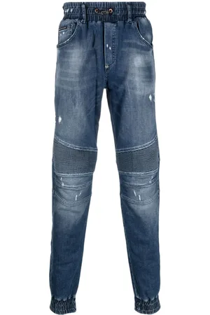 Philipp Plein Halbhohe Tapered-Jeans