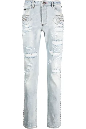 Philipp Plein Jeans im Distressed-Look