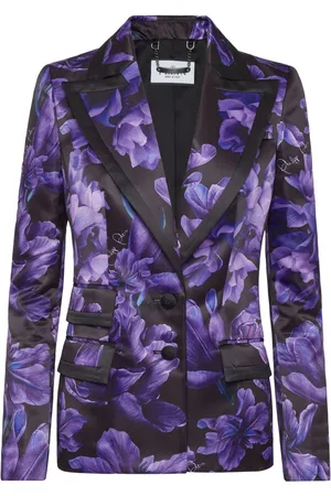 Philipp Plein Blazer mit Blumen-Print