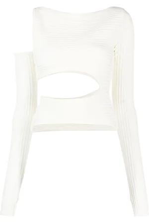 ANDREADAMO Asymmetrisches Strickoberteil