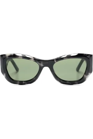 Palm Angels Eckige Sonnenbrille in Schildpattoptik