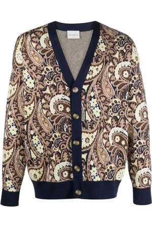 Drôle de Monsieur Cardigan mit Paisley-Print