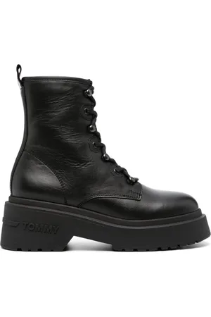 Tommy Hilfiger Wildlederstiefel mit dicker Sohle 60mm
