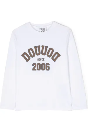 DOUUOD KIDS T-Shirt mit Logo-Print