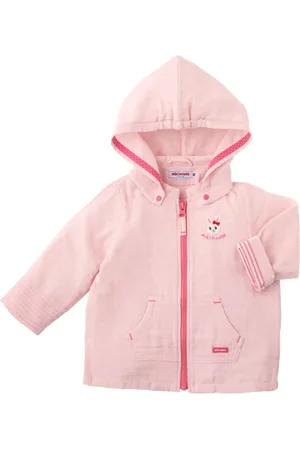 Miki House Kapuzenjacke mit Hasenstickerei