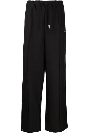 Izzue Gerade Hose mit Logo-Schild