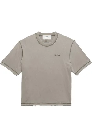 Ami T-Shirt mit Logo-Stickerei
