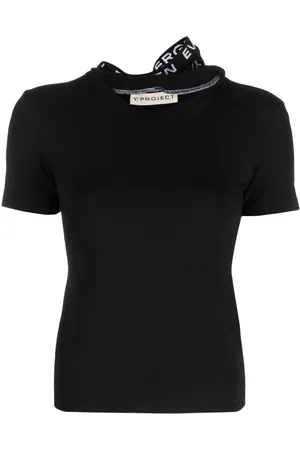 Y / PROJECT T-Shirt mit Logo-Jacquard