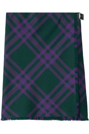 Burberry Gerader Rock mit Vintage-Check