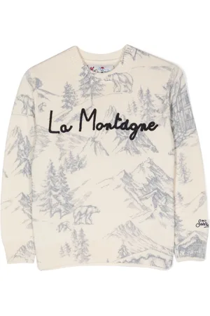 MC2 SAINT BARTH Sweatshirt mit Slogan-Stickerei