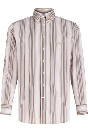 Etro Gestreiftes Button-down-Hemd