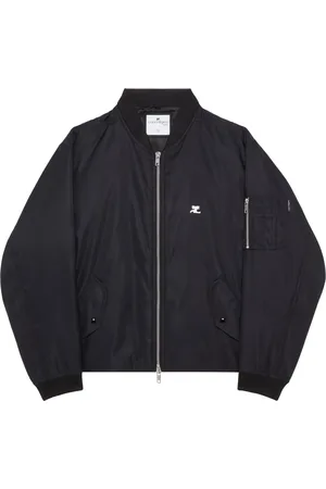 Courrèges Bomberjacke mit Logo-Stickerei