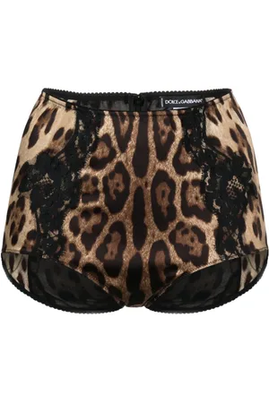Dolce & Gabbana Slip mit Leoparden-Print