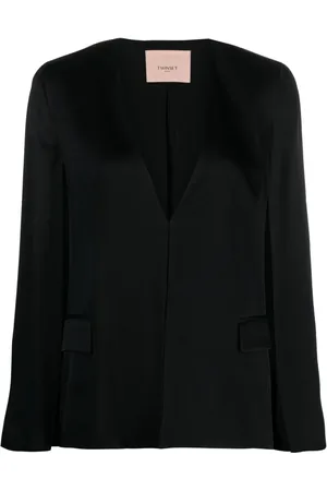 Twin-Set Blazer mit Logo-Gravur