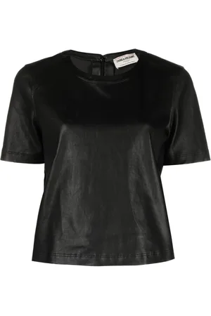 Zadig & Voltaire Tas T-Shirt aus Leder