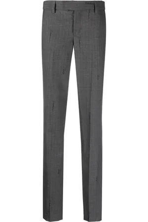 Zadig & Voltaire Gestreifte Prune Slim-Fit-Hose