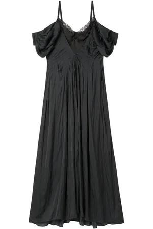 AZ FACTORY Schulterfreies Kleid mit Spitzeneinsatz