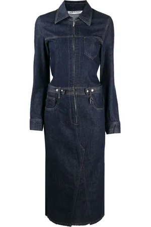 Low Classic Langärmeliges Jeanskleid