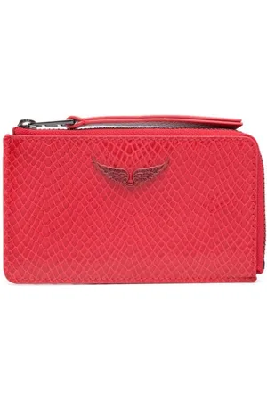Zadig & Voltaire Wild Kartenetui mit Python-Optik