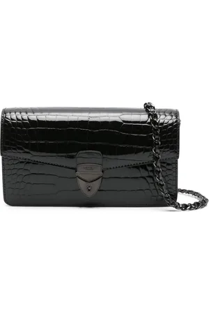 ASPINAL OF LONDON Clutch mit Logo