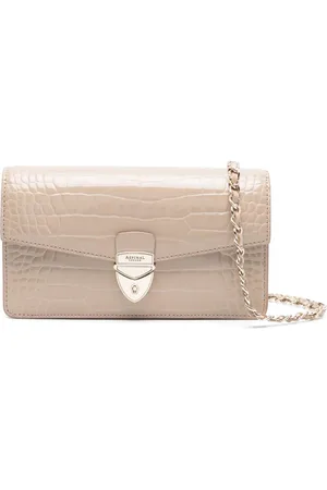 ASPINAL OF LONDON Clutch mit Logo