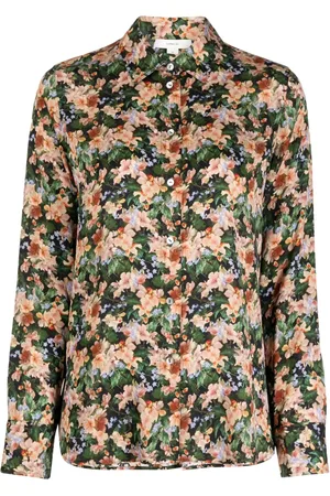 Vince Hemd mit Blumen-Print