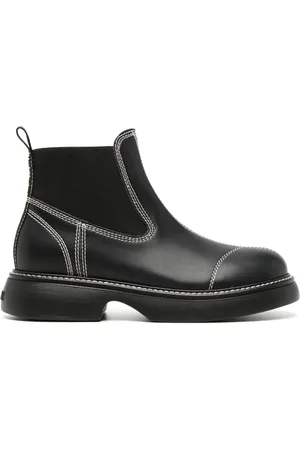 Ganni Stiefel aus Leder