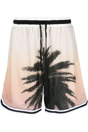 BLUE SKY INN Shorts mit Palmen-Print