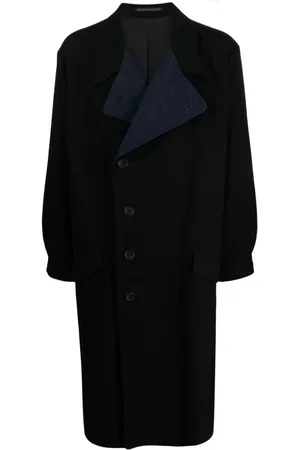 YOHJI YAMAMOTO Trenchcoat mit fallendem Revers